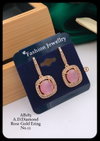 Rose Gold 183 AD Diamond Earrings
